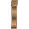 Ekena Millwork Funston Traditional Rough Sawn Bracket w/ Offset Brace, Western Red Cedar, 8"W x 32"D x 40"H BKT0806X32X40FST01RWR - alternate 2